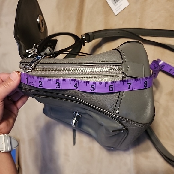 Coach Heather Grey Backpack/Crossbody - Picture 15 of 16